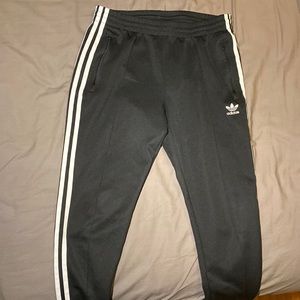 Adidas Women’s Cotton Blend Jogger Pants Size Small Black/White